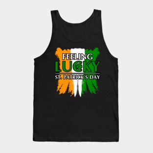 Feeling Lucky-ST Patrick's Day Gifts Tank Top